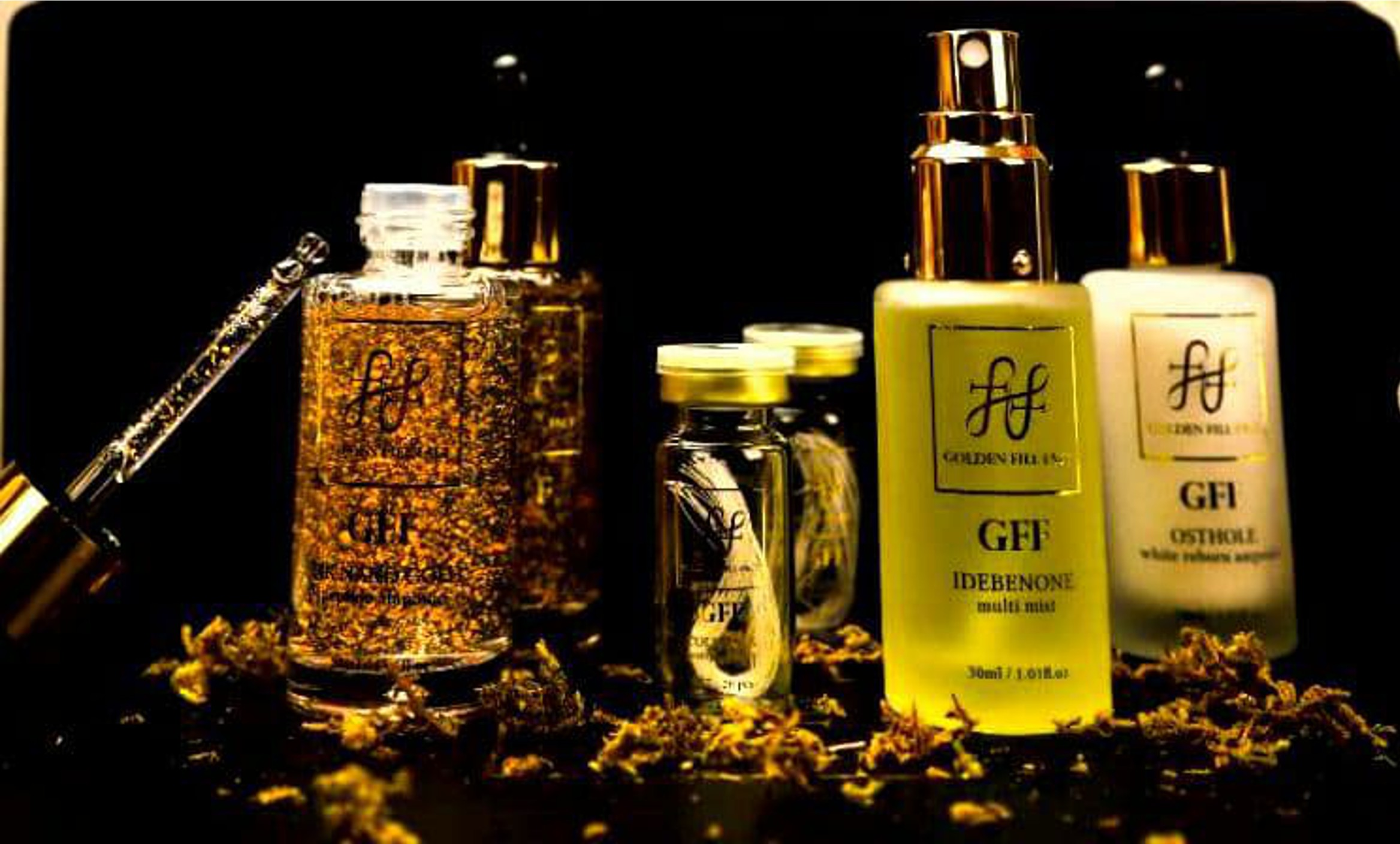 Bộ sản phẩm GFF GOLDEN FILL FACE chức năng kép cải thiện nếp nhăn và dưỡng trắng da