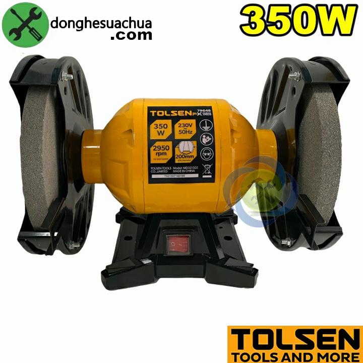 Máy mài để bàn 2 đá 350W TOLSEN 79648