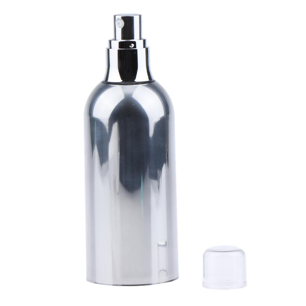 Empty face makeup cream container airless pump spray bottle sample bottle