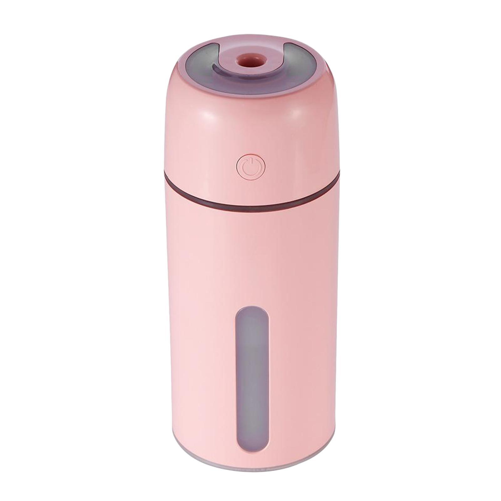 Electric Air Diffuser USB Humidifier LED Night Light Up Home Purifier Pink