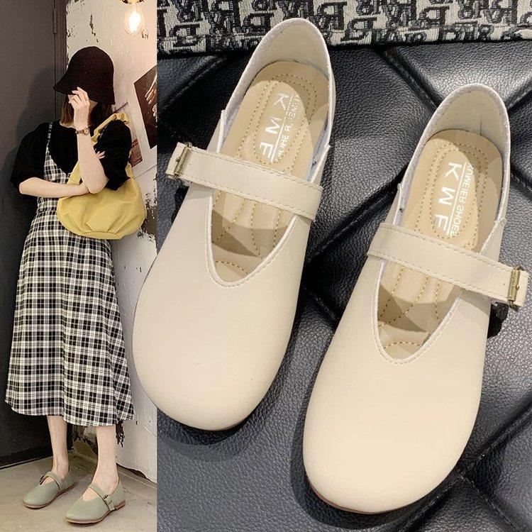 Giày búp bê mũi tròn phong cách đáng yêu cho nữ