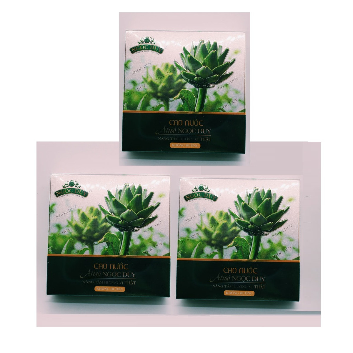 Combo 3 CAO NƯỚC ATISO KHÔNG ĐƯỜNG