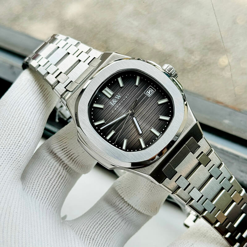 Đồng Hồ Nam I&amp;W Carnival 721GT1 Chính Hãng Full Box Chống Nước Kính Chống Xước Dây Thép Cao Cấp BH 60T (Máy Cơ Tự Động)