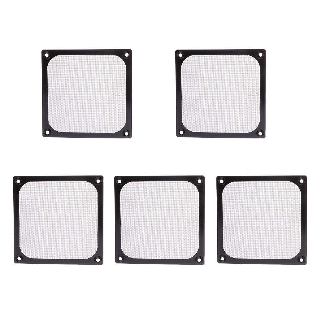 10 Pack 120mm Dustproof Case Fan Dust Filter Guard Grill Protector Cover PC