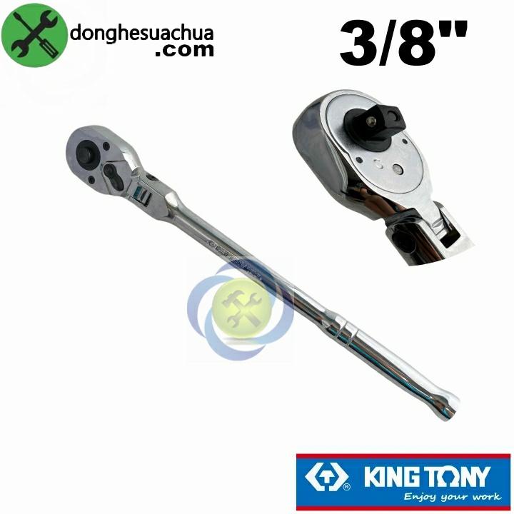 Cần siết tự động 3/8 Kingtony 3781-11P gật gù có nút nhấn