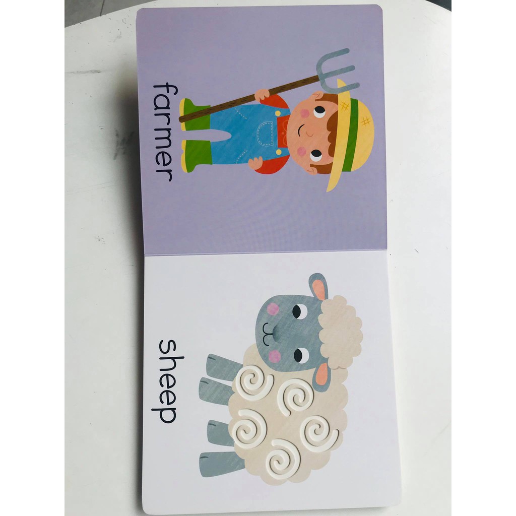 Sách : Touch & Feel Board Book Farm - Khám Phá nông Trại