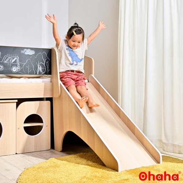 [Kèm Video Thực Tế - Miễn phí vận chuyển &amp; Lắp đặt] Giường tầng trẻ em thông minh cao cấp xếp gọn kèm bàn ghế Ohaha  -  GTXG001