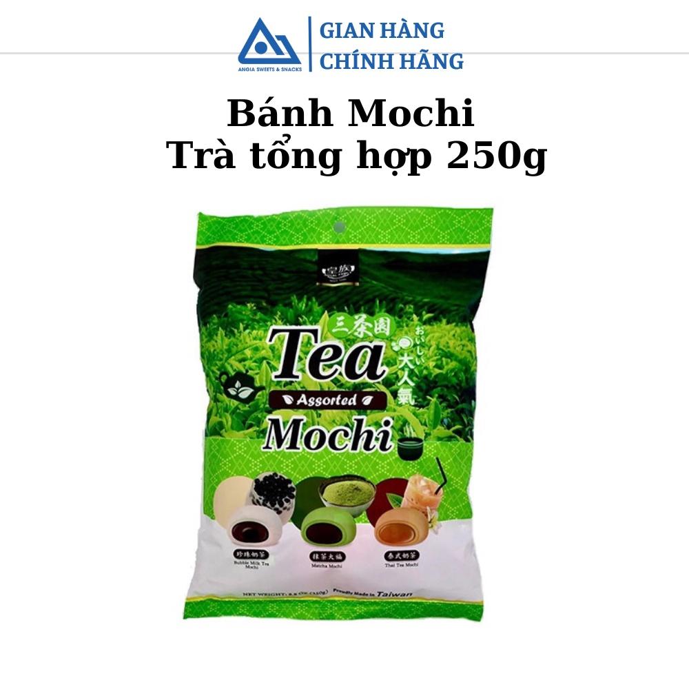 Bánh Mochi trà tổng hợp ăn vặt đủ vị (trà thái , trà sữa trân châu , trà xanh) 250g An Gia Sweets &amp; Snacks