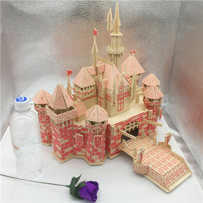 Đồ chơi lắp ráp gỗ 3D Mô hình Lâu đài Elf - Fantasy Elf Castle