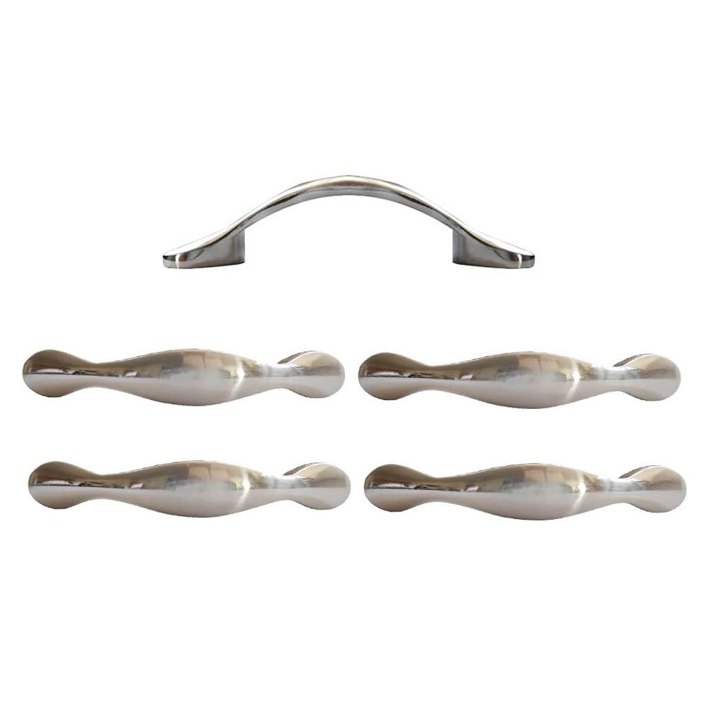 5 Chiếc Hợp Kim Kẽm Đồ Nội Thất Tay Cửa Ngăn Kéo Tủ Kéo Núm