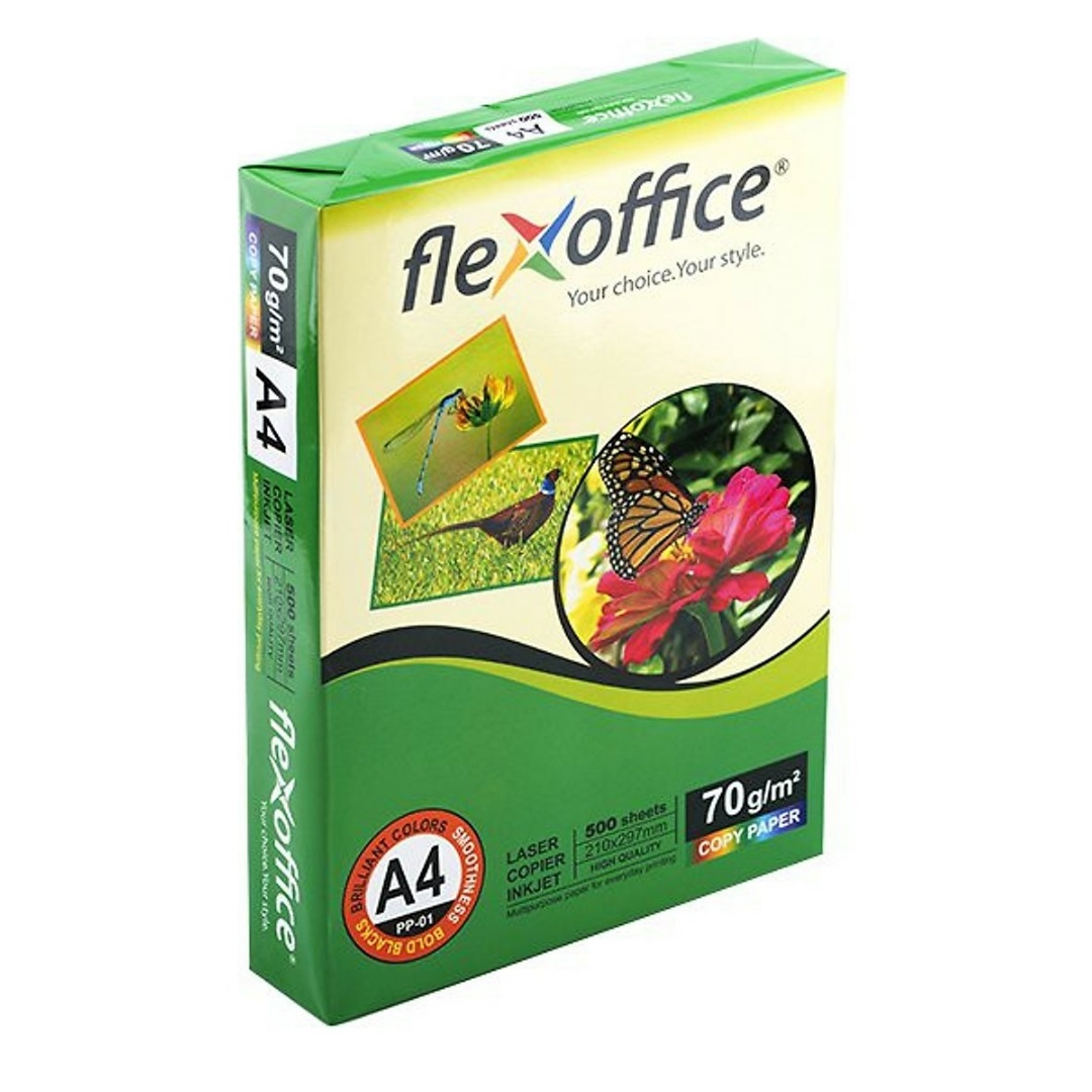 Combo 5 Ram Giấy Flexoffice A4/70 PP-01