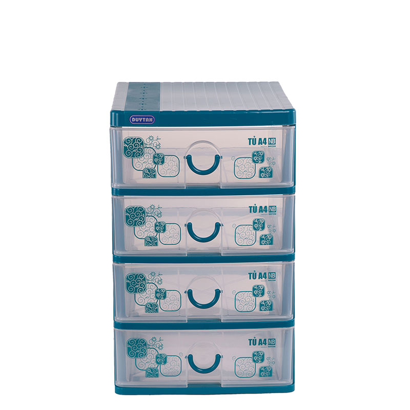 Tủ A4-4 ngăn - nắp bằng Duy Tân No.343/4 màu ngẫu nhiên