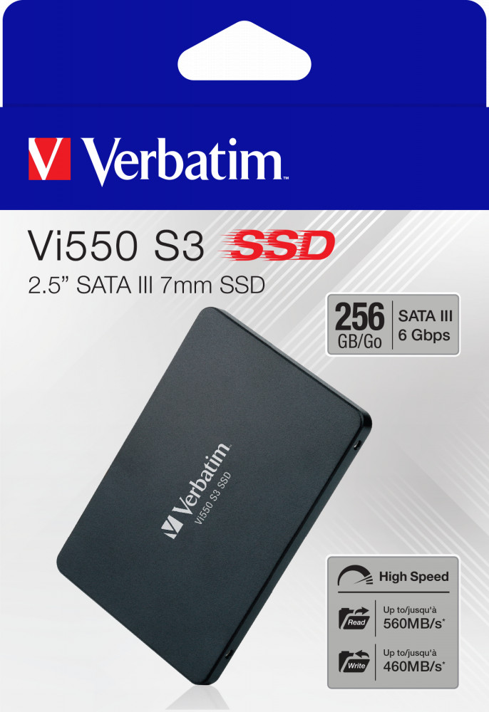 Ổ cứng SSD  Verbatim Vi550 256GB 2.5'' SATA 3