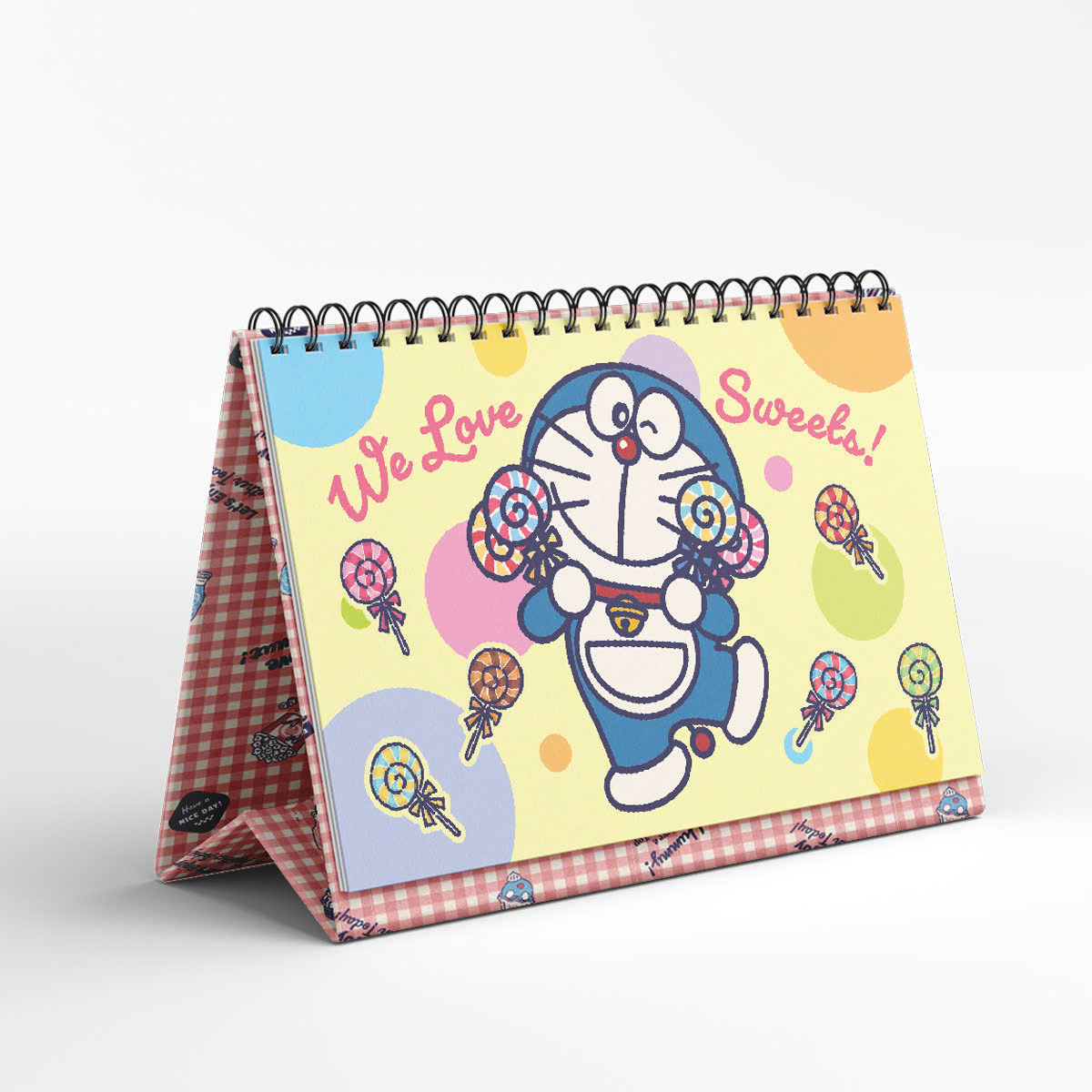Lịch để  bàn  Doraemon 2025 (Tặng kèm 01 Bảng Sticker)
