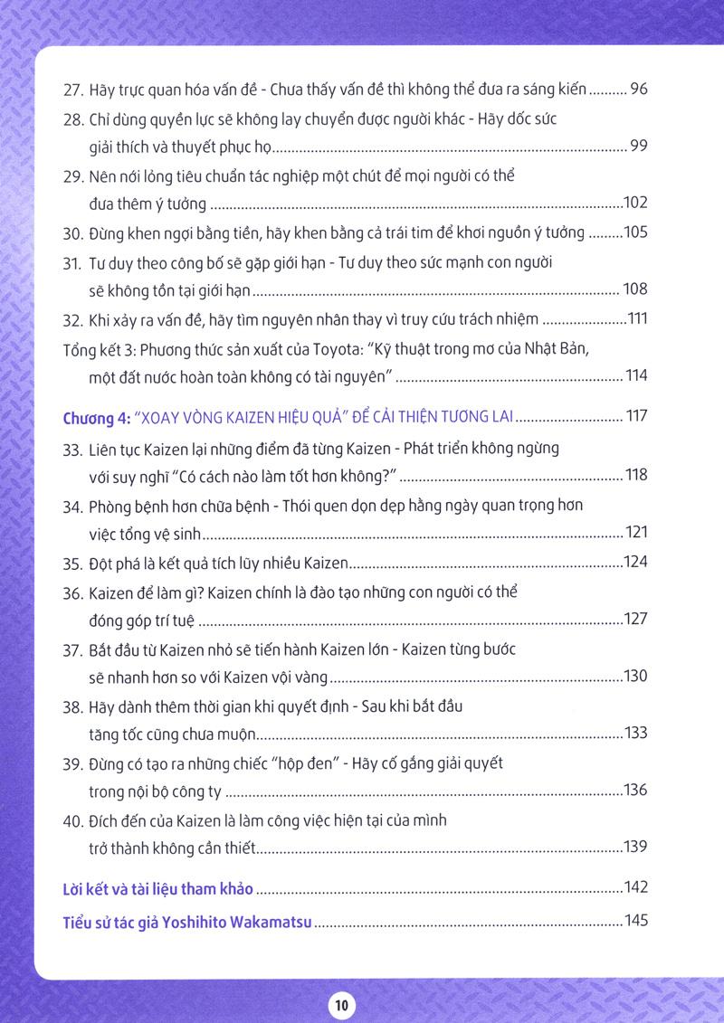 Nghệ Thuật Kaizen Tuyệt Vời Của Toyota (Tái Bản 2023) - ảnh 10