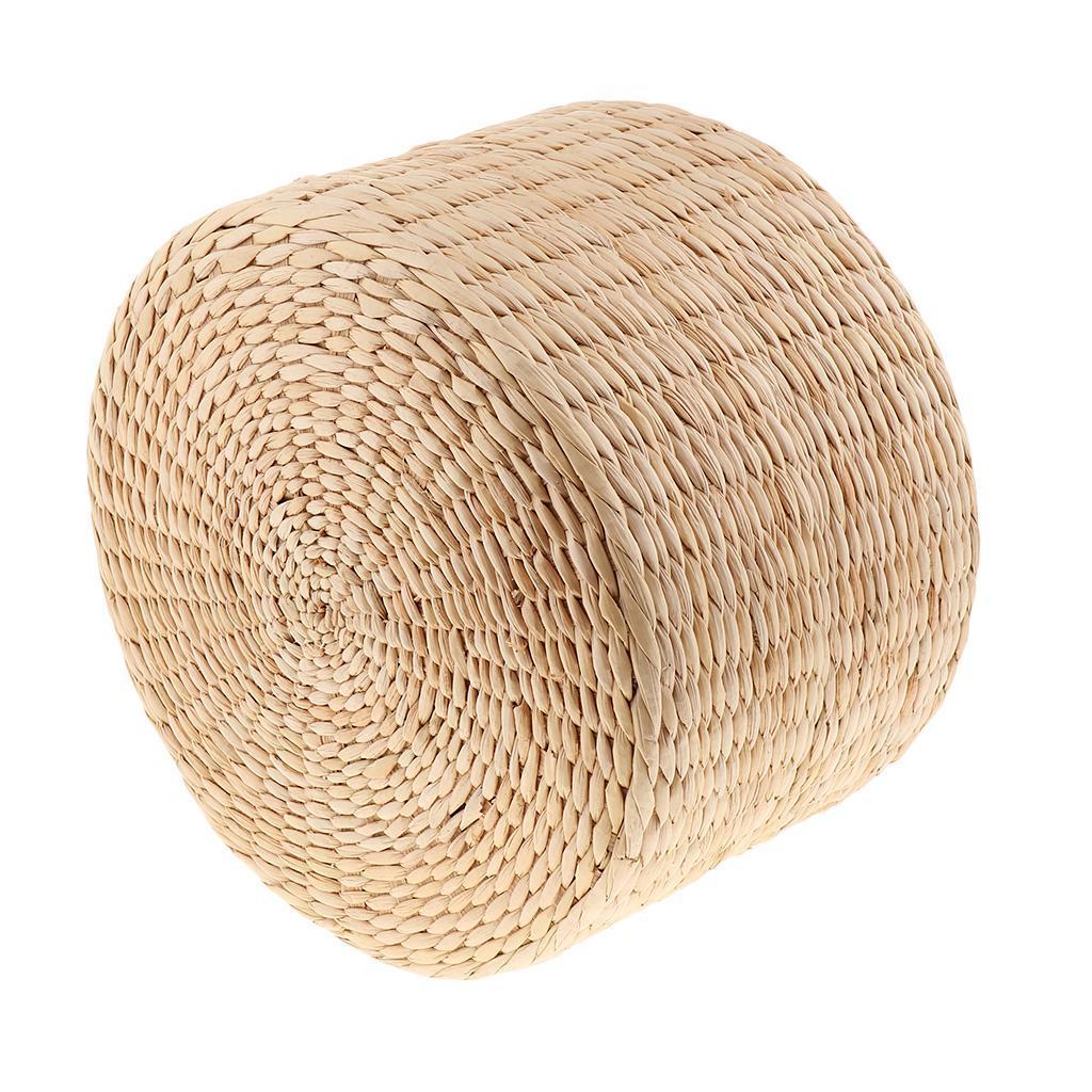2 12'' Japanese Straw Tatami Floor Cushion Mat Futon Flat Meditation Cushion
