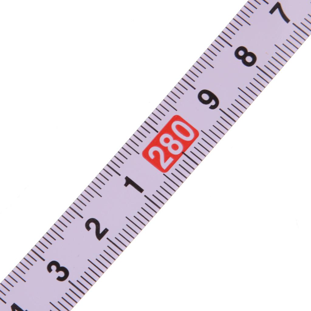 4 Pieces of Self-adhesive Tape Measure Ruler Track Tape for T-rail