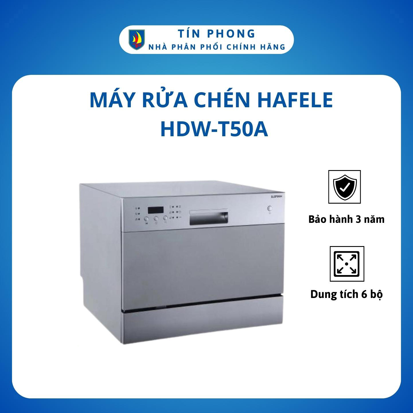 Máy Rửa Chén Hafele HDW-T50A 538.21.190 - Hàng Chính Hãng