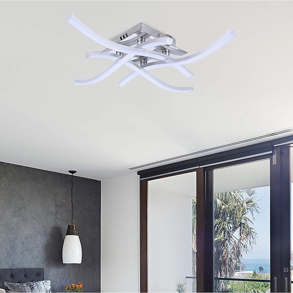 Modern 4-Bar LED Ceiling Light Indoor Kitchen Lamps Lighting Warm White