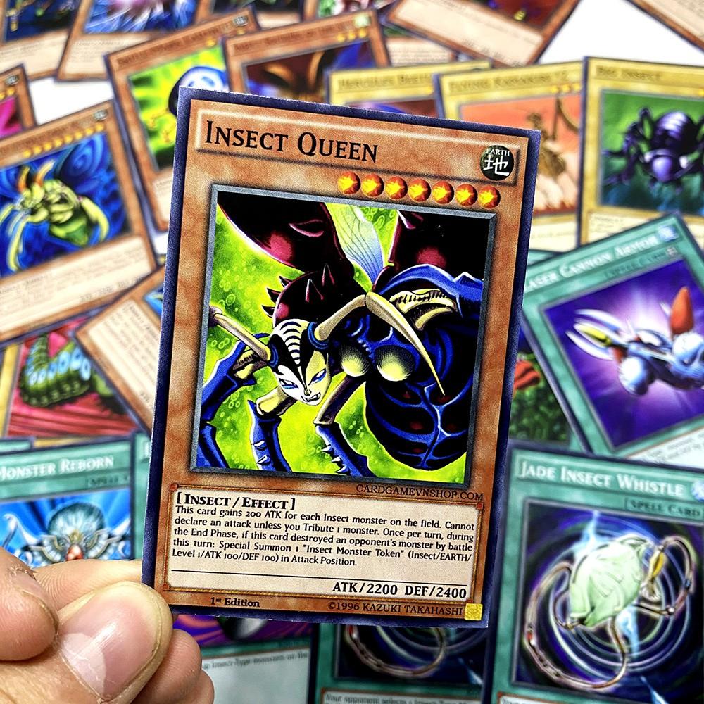 Bài Yugioh ️️ Thẻ bài Yugioh Sâu Bọ Haga deck 40 lá