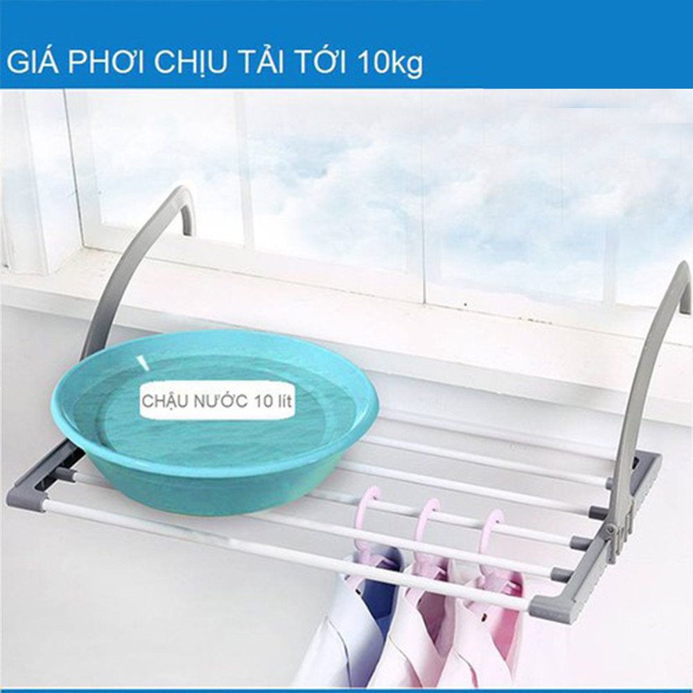 Giá Treo Quần Áo Hai Móc Cài Dễ Sử Dụng Thiết Kế Gọn Nhẹ Sức Chịu Lực 10kg Chất Liệu Inox Nhiều Màu Lựa Chọn