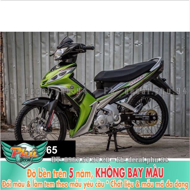 Tem rời Exciter 2006-2010 Xanh Chuối Độc