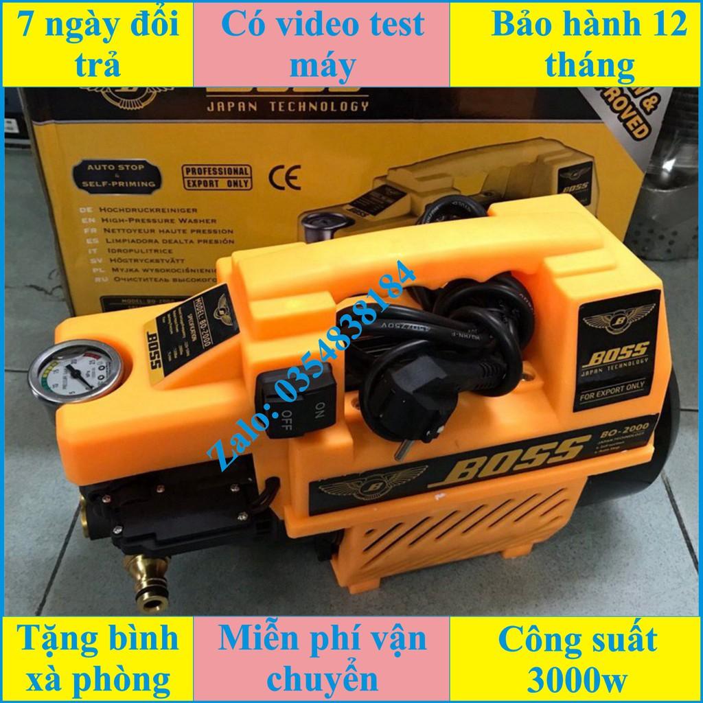 MÁY RỬA XE ÁP LƯC CAO BOSS 3000W JAPAN CHÍNH HÃNG BẢO HÀNH 12 THÁNG