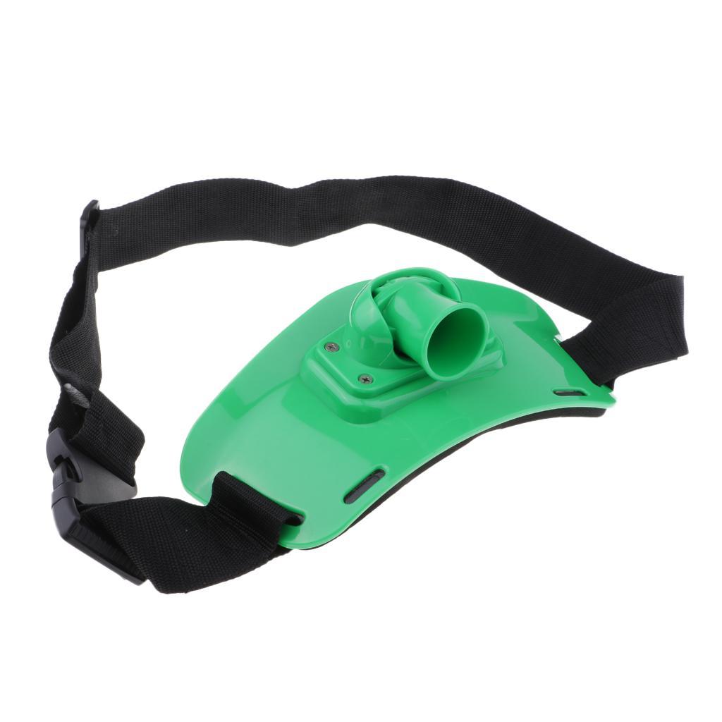 Waist Support Stand-up Fighting Belt Fishing Harness Rod Rack Green