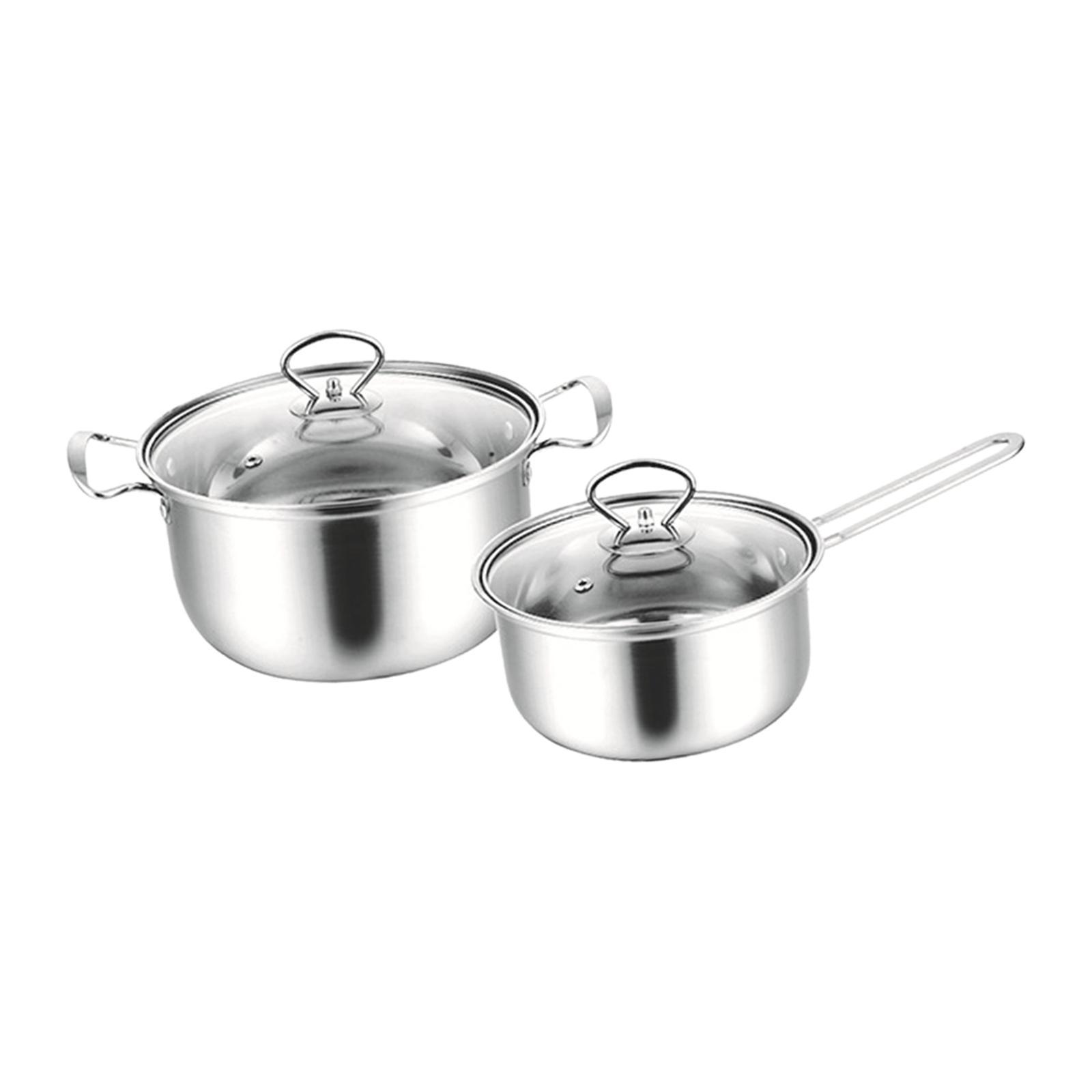 Stockpot Small Cookware Seasoning Bowls Stainless Steel for Ketchup Coffee