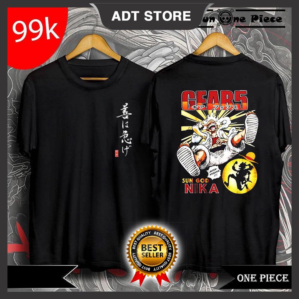 Top 5 Mẫu Áo thun One Piece Luffy Gear 5 Anime Đảo Hải Tặc siêu chất, giá rẻ cực HOT mẫu bán chạy