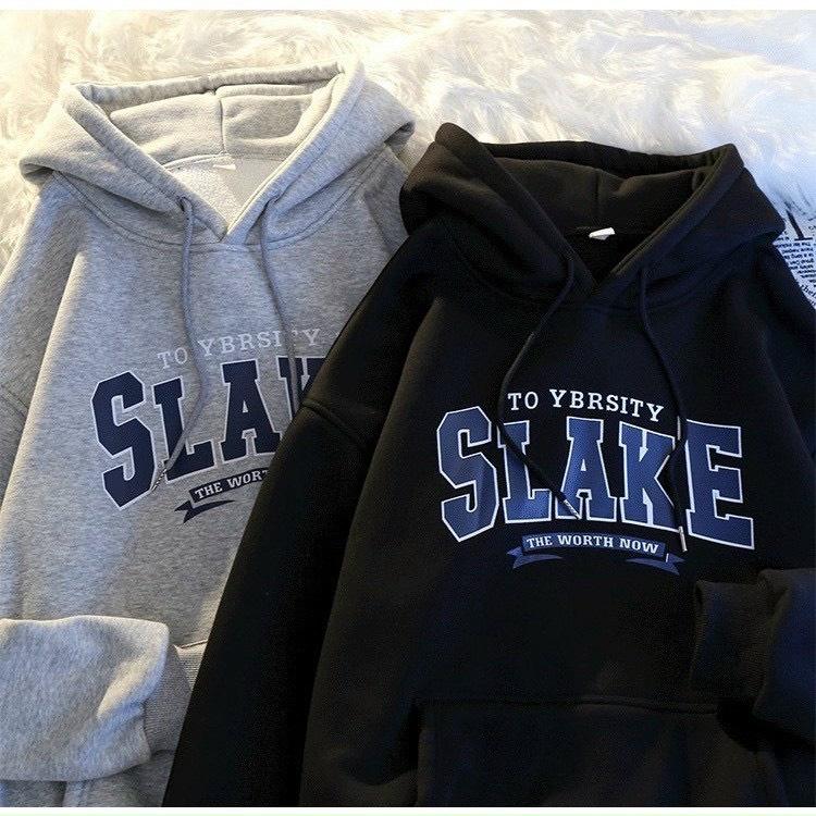 Áo Khoác Hoodies Nam Nữ From Unisex Có Nón Cổ Chui In Họa Tiết SLAKE Chống Nắng Siêu Đẹp Hot Trend