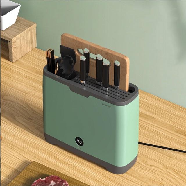 Kệ Bếp Khử Trùng Sấy Khô Dao Thớt GermanTech UV Thế Hệ Mới 