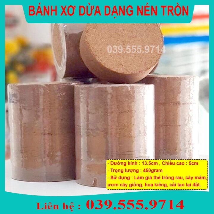 Combo 2 Viên Xơ Dừa Dạng Nén Chuyên Trồng Rau - Cây Cảnh