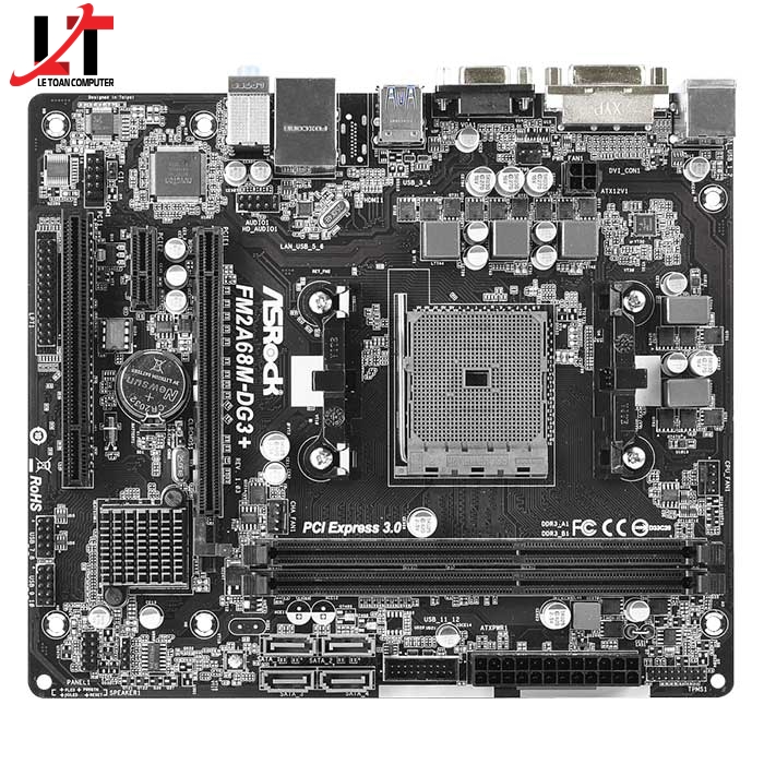 Mainboard ASRock FM2A68M-DG3+ - Hàng chính hãng