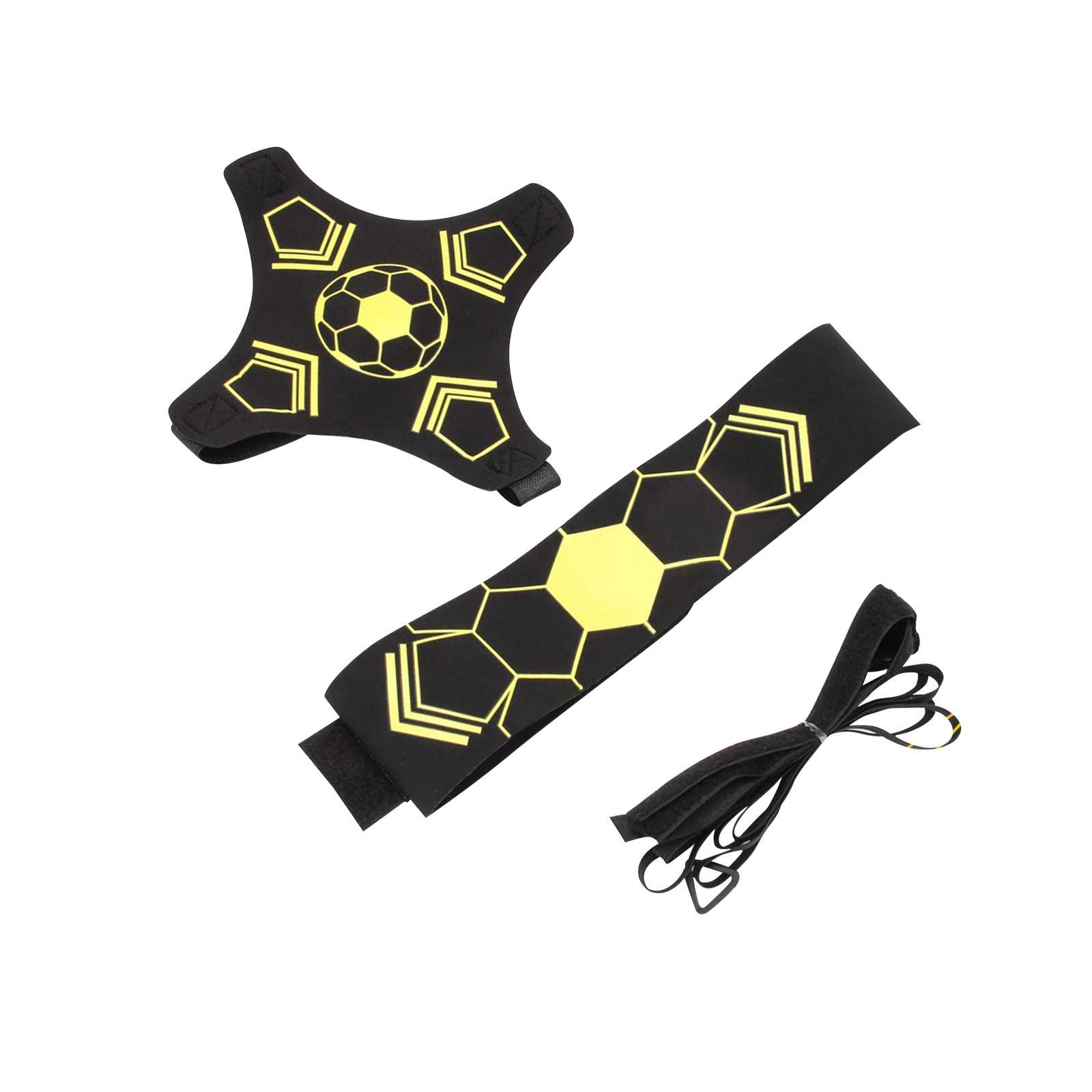 Kick Throw Solo Practice Fits Ball 3, 4,and 5 Game Ball Hands Soccer Trainer