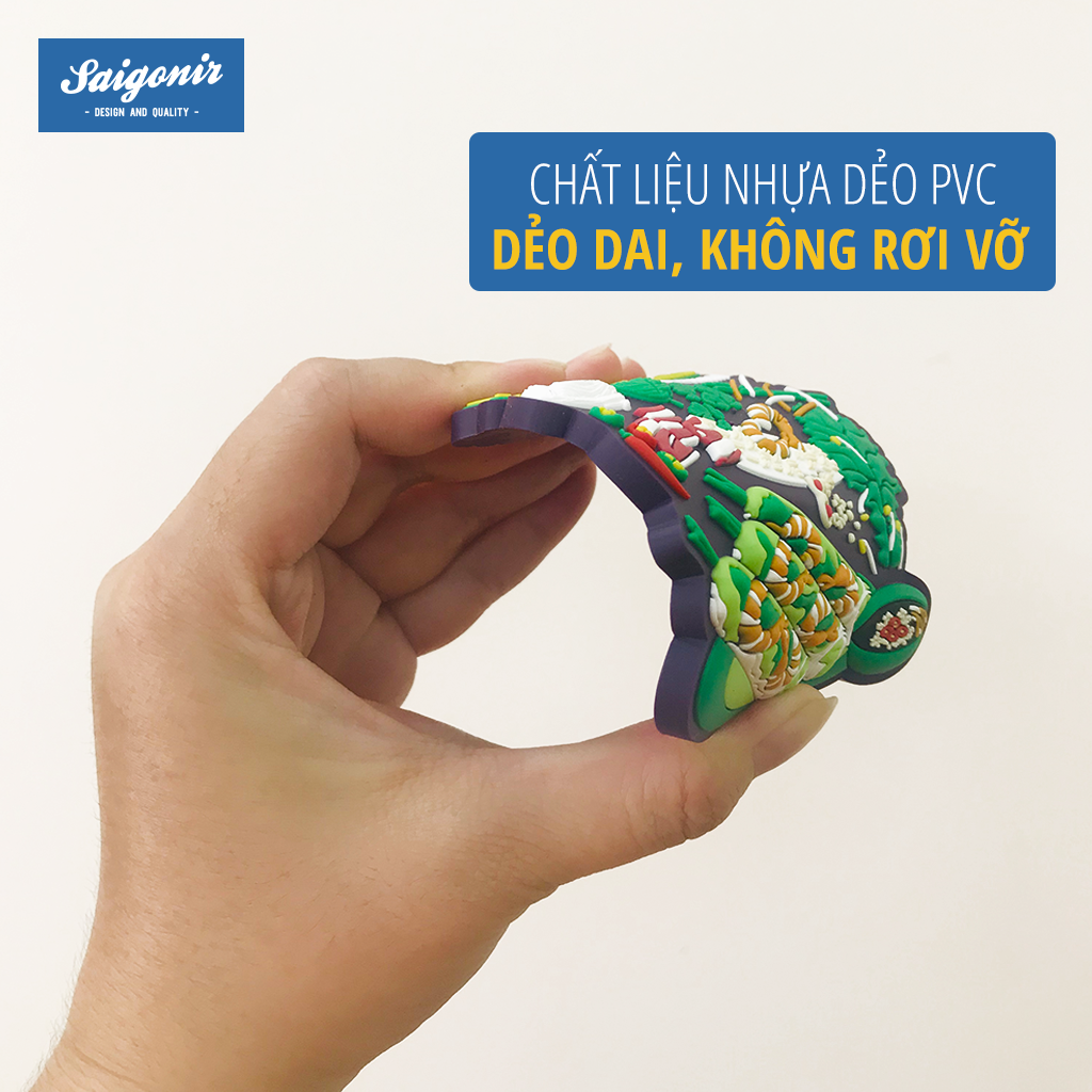Tổng Hợp Nam Châm Hít Dán Trang Trí Tủ Lạnh Size M Saigonir - Hình Ảnh Việt Nam - Quà Tặng - Quà Lưu Niệm Việt Nam