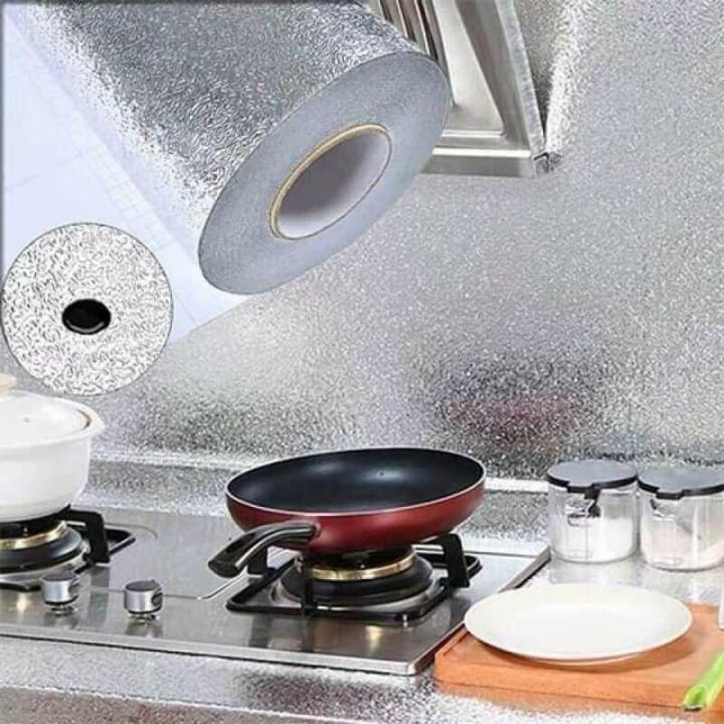 Cuộn Giấy Bạc Dán Bếp Chống Thấm Chống Dầu Mỡ Bền Đẹp