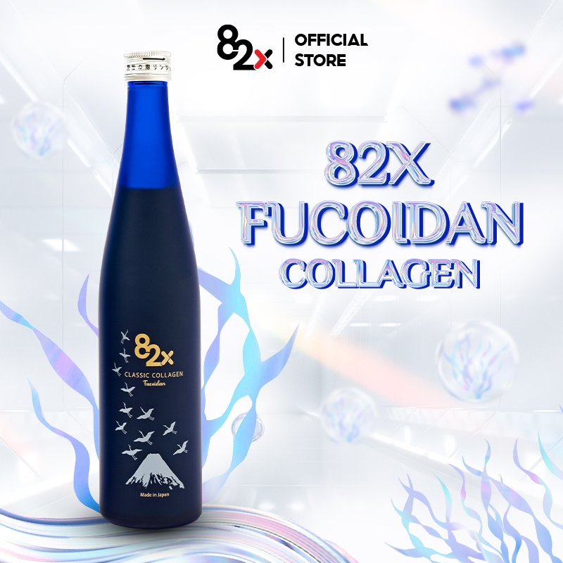 Nước Uống 82X FUCOIDAN COLLAGEN Hàm Lượng 120.000mg collagen,Fucoidan Từ Tảo Nâu Mozuki