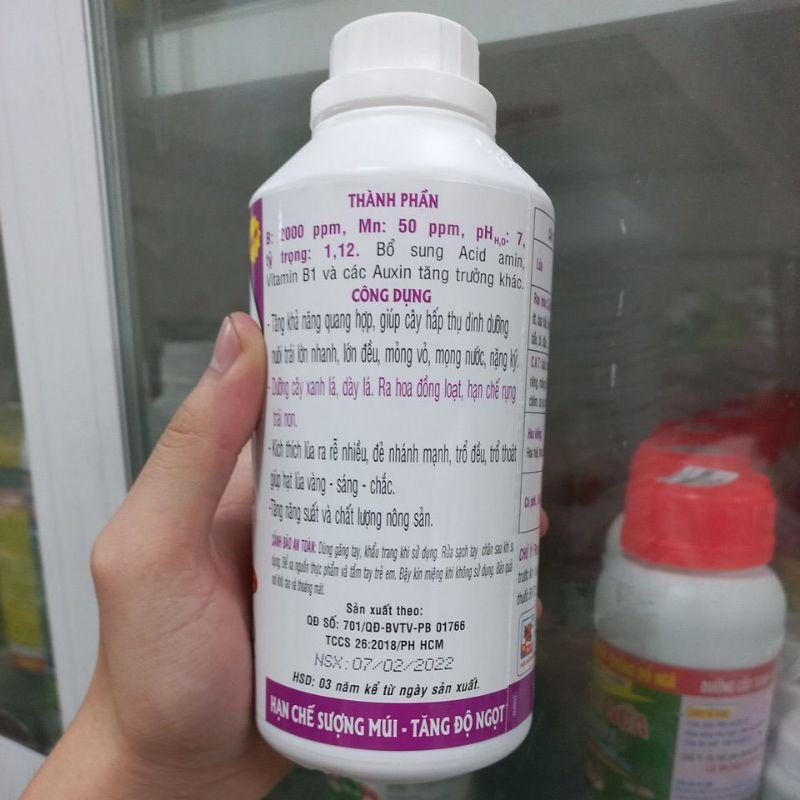 Phân bón vi lượng Đầu Bò Poli 8 Amino Acid-Liquid 500ml