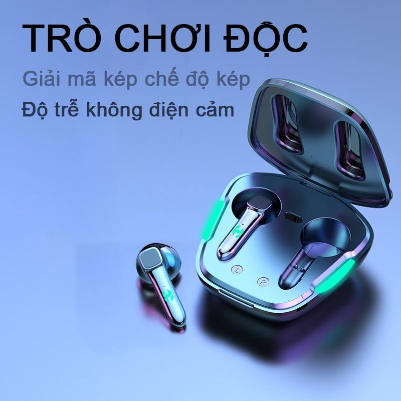 Tai nghe chơi game không dây TWS có micro chống thấm nước và chống rơi thích hợp cho Huawei Xiaomi Samsung Apple Android