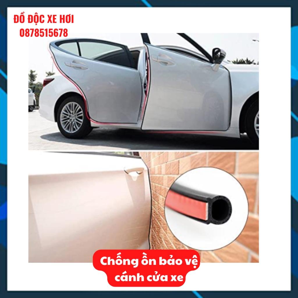 10 Mét Gioăng Cao Su Chữ D Chống Ồn Ô Tô 15x15mm - Nẹp viền cửa xe, cốp xe ô tô chống ồn, chống bụi bẩn
