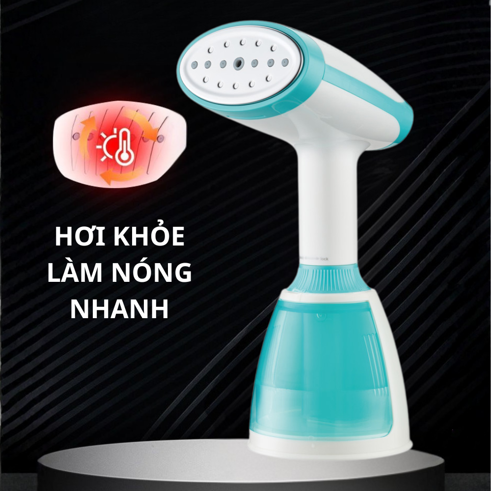 Bàn Là Hơi Nước Cầm Tay Cao Cấp Lumabella LB-62010 Công Suất 1500W, Tiện Lợi Ủi Nhanh Mọi Loại Vải - DELIYA - HÀNG CHÍNH HÃNG