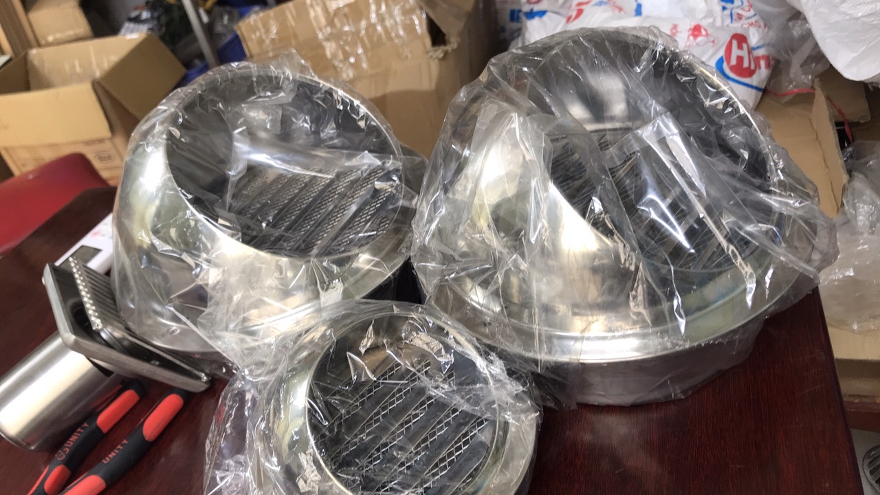 Hàng cao cấp / Chụp Thông hơi-Ventcap, Thông gió. Hút Mùi Inox 304 cao cấp