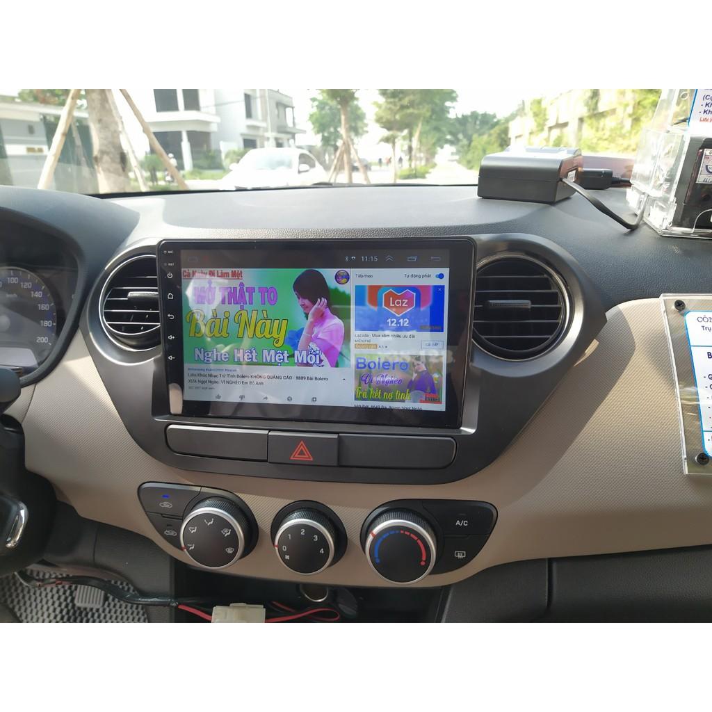 Màn Hình 9 inch Cho Xe HYUNDAI I10 - Chạy Android Tiếng Việt - Đầu DVD Android Kèm Mặt Dưỡng Giắc Zin HUYNDAI I10