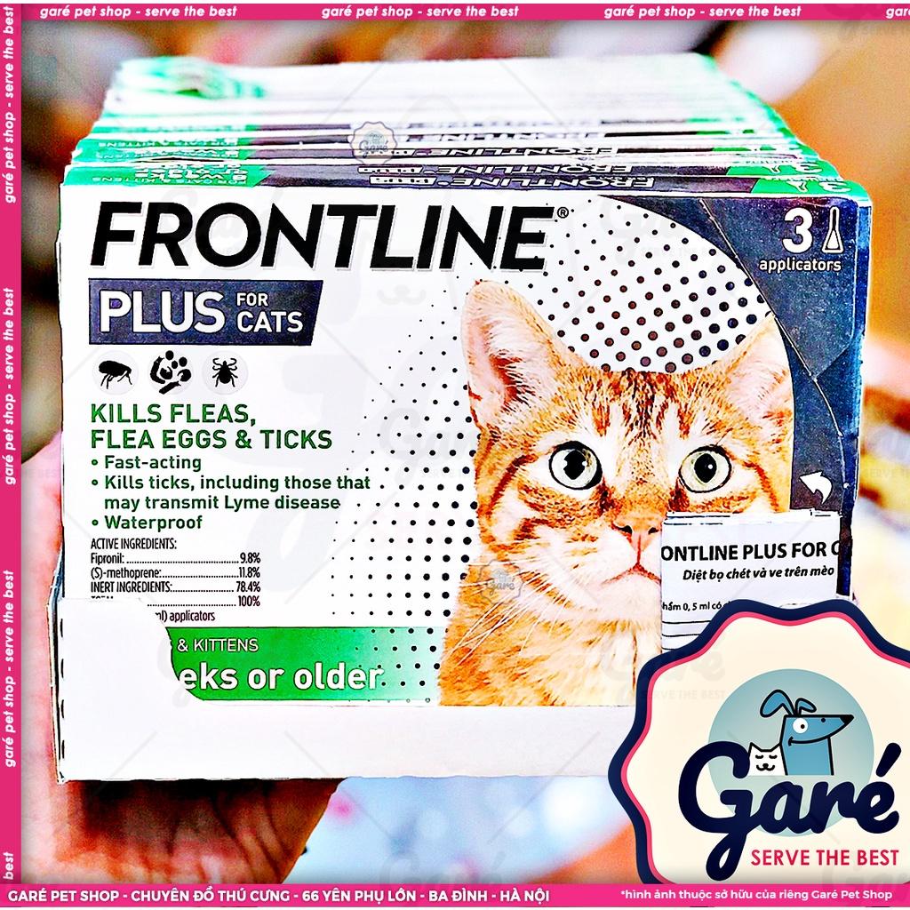 Nhỏ gáy Frontline Plus ngừa ve, rận tác dụng nhanh dành cho Mèo và Mèo con trên 8 tuần tuổi