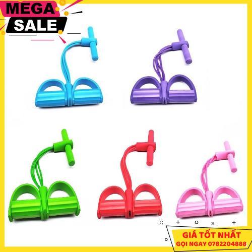 Dây Kéo Đàn Hồi 4 Ống, Dây Kéo Tập Bụng, Tập Gym Free Ship Toàn Quốc [5 Màu Giao Ngẫu Nhiên] - Giao Hàng Toàn Quốc