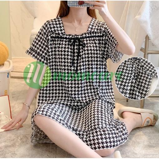 Váy ngủ bầu và sau sinh cho con bú ti BÈO- Đồ đầm mặc nhà Cotton cho mẹ thời trang mùa hè Đẹp Giá Rẻ Bigsize