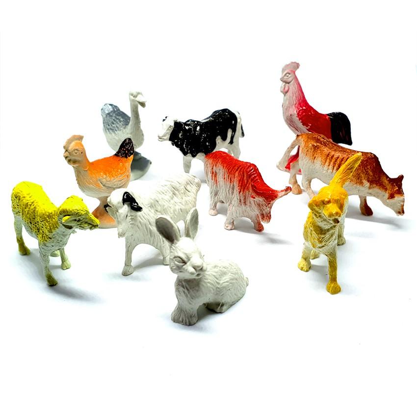5 bộ đồ chơi mô hình 60 động vật New4all Animal World