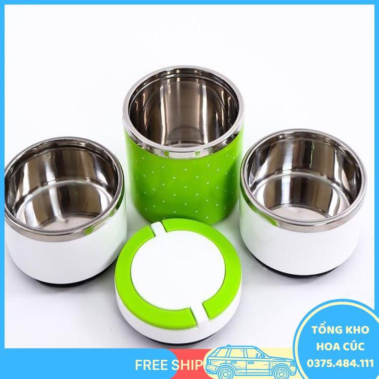 Camen 3 Ngăn Chấm Bi Inox Cao Cấp - Vận Chuyển Miễn Phí Toàn Quốc