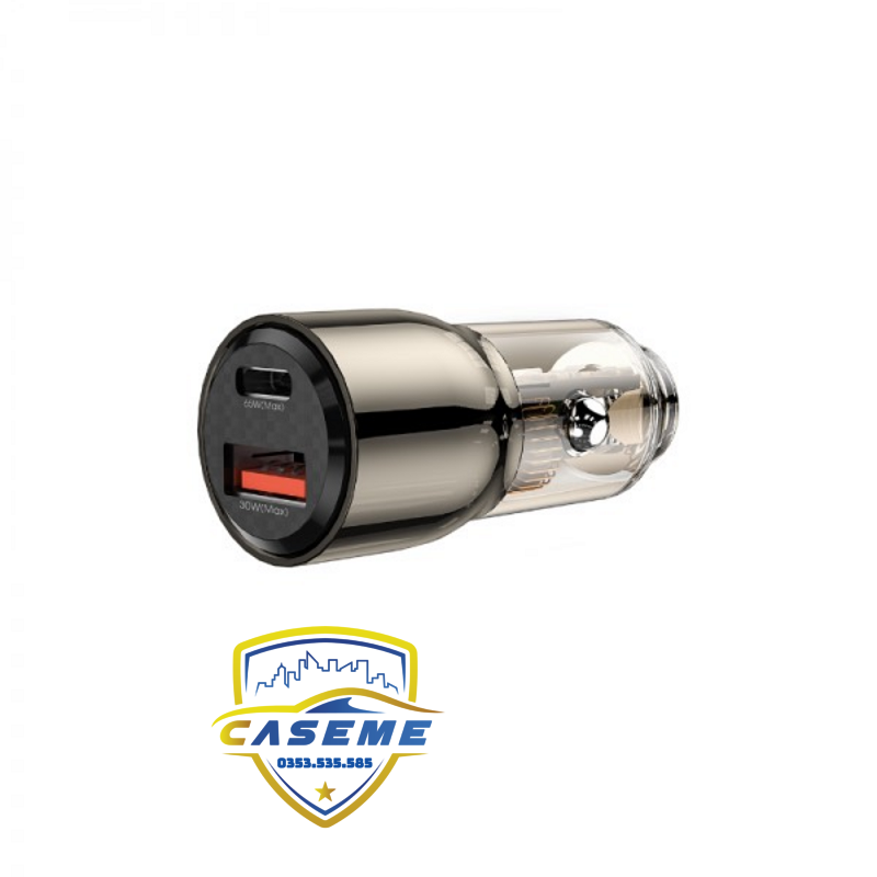Tẩu Sạc GEEK 95W QC012 - 2 Cổng Sạc USB A + USB C - Sạc Nhanh PD+QC